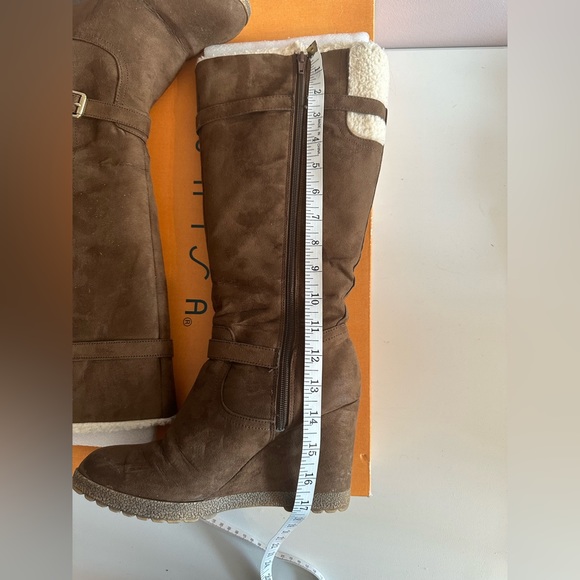 Unisa Knee High Wedge Boots - 8.5 - Picture 3 of 13